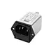 DAI2 IEC -Einlassfilter, 10A, 220 VAC, 50/60 Hz, Sicherung